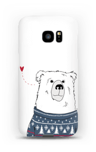 Villapaita jääkarhu kuoret Galaxy S7 Edge