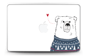 Villapaita jääkarhu tarrakuori MacBook Air 11”