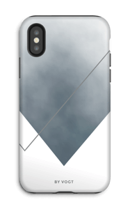 Silent silver deksel IPhone X tough