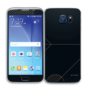 Black and Gold  Skin Galaxy S6