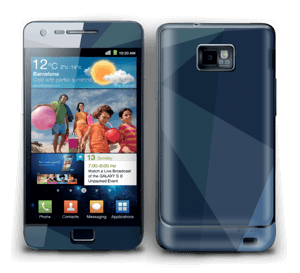 Blue Skin Galaxy S2