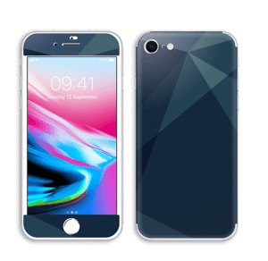 Dark blue Skin IPhone 8