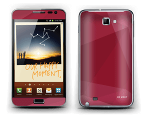 Red Skin Galaxy Note