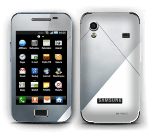 Silver Skin Galaxy Ace