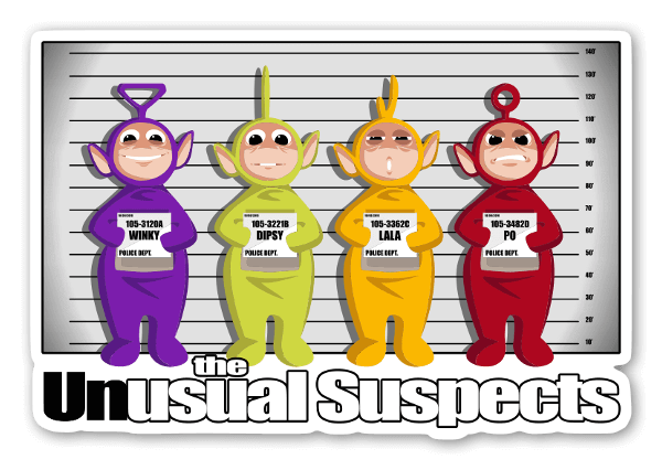 Unusual Suspect sticker