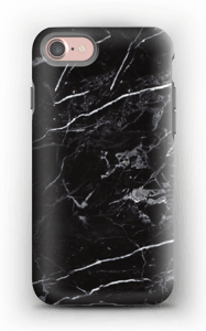 Zwart marmer hoesje IPhone 7 tough