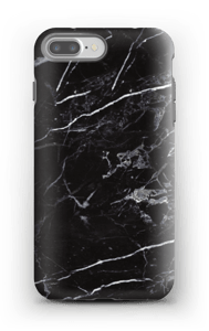 Svart marmor deksel IPhone 7 Plus tough
