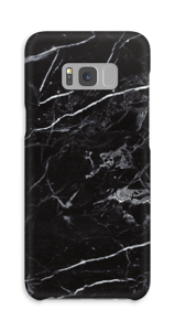 Zwart marmer hoesje Galaxy S8 Plus