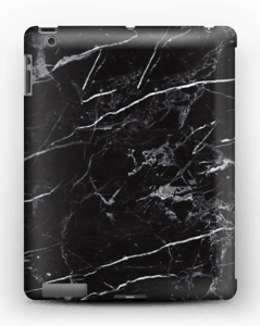 Musta marmori kuoret IPad 4/3/2