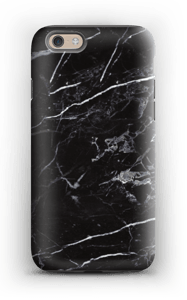 Svart marmor deksel IPhone 6s tough