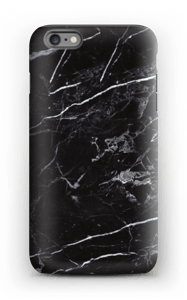 Zwart marmer hoesje IPhone 6 Plus tough