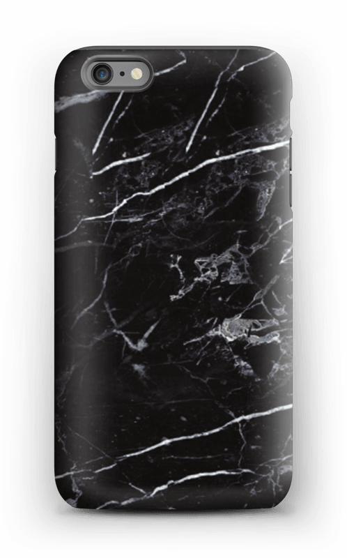 Svart marmor deksel IPhone 6 Plus tough