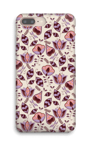 Lillablom deksel IPhone 8 Plus