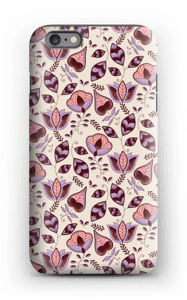 Lillablom deksel IPhone 6 Plus tough