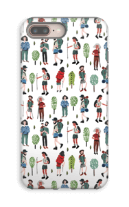 Vaeltajat kuoret IPhone 8 Plus tough