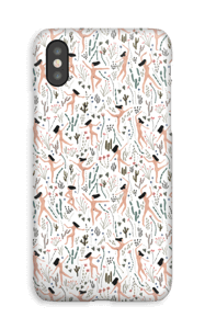 Flygande kvinnor i naturen skal IPhone XS