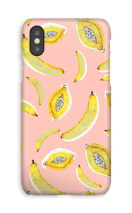 Pink banana love cover IPhone XS