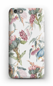 Paratiisilinnut ja valkoinen tausta kuoret IPhone 6s Plus