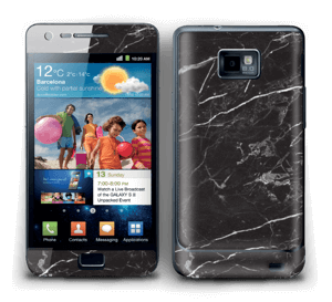 Black Marble Skin Galaxy S2