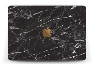 Black Marble Skin MacBook 12”