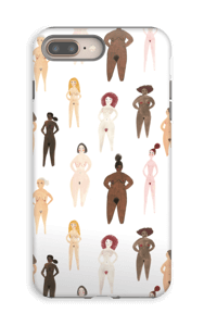 Kauniit kropat kuoret IPhone 8 Plus tough