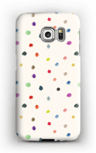 Täplät kuoret Galaxy S6 Edge