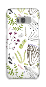 Blomster & blad deksel Galaxy S8 Plus