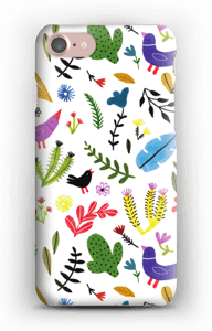 Fugler blant blomster deksel IPhone 7