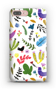Fugler blant blomster deksel IPhone 7 Plus