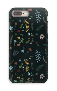 Flowers in the dark case IPhone 8 Plus tough