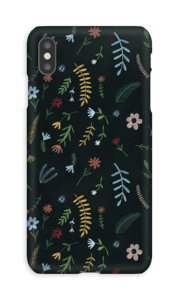 Fiori nell'oscurità cover IPhone XS Max