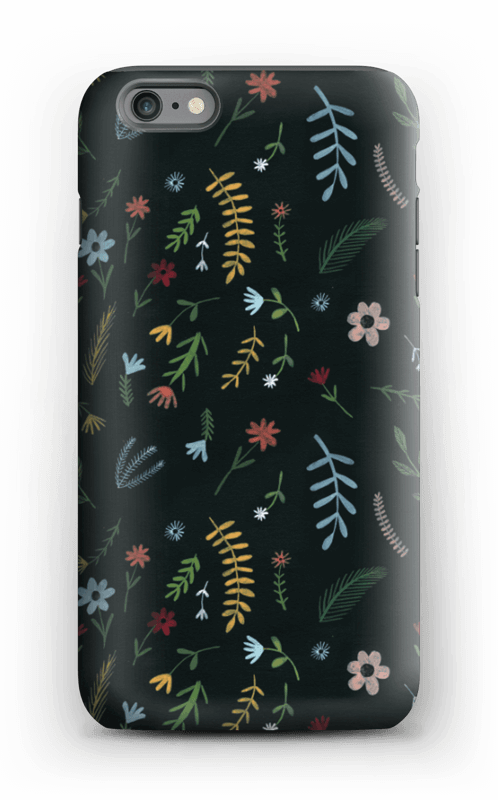Mørke blomster cover IPhone 6 Plus tough