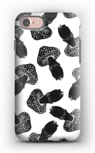 Black Mushrooms case IPhone 7 tough