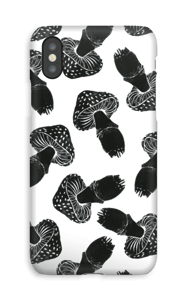 Svampe i sort cover IPhone XS