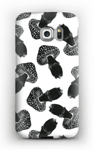 Svarte sopper deksel Galaxy S6 Edge