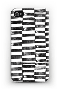Black Painted Lines case IPhone 4/4s