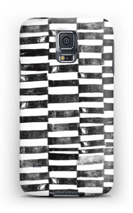 Black Painted Lines case Galaxy S5