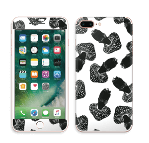 Black Mushrooms Skin IPhone 7 Plus