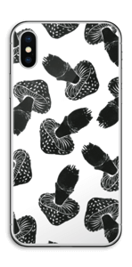 Black Mushrooms Skin IPhone X