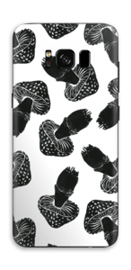 Black Mushrooms Skin Galaxy S8