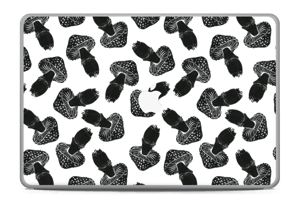 Black Mushrooms Skin MacBook Pro 17” -2015