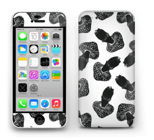 Black Mushrooms Skin IPhone 5c