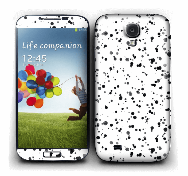 Svart fargesprut Skin Galaxy S4