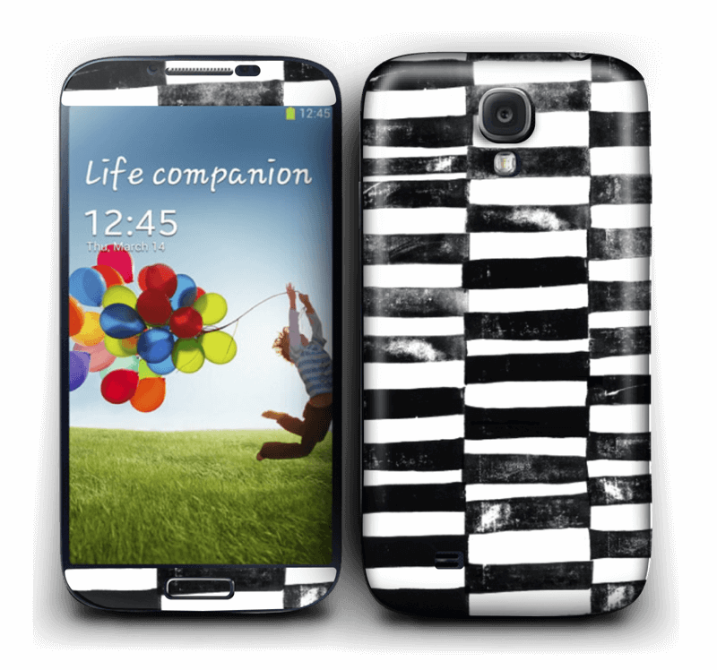 Svarte streker Skin Galaxy S4