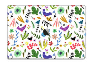 Fugler blant blomster & blader Skin MacBook Pro 15” 2016-