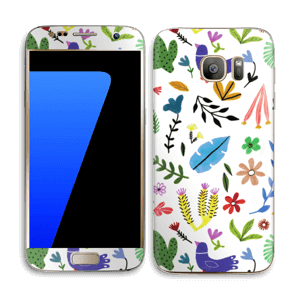 Birds & leaves  Skin Galaxy S7