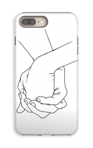 Kädet kuoret IPhone 8 Plus tough