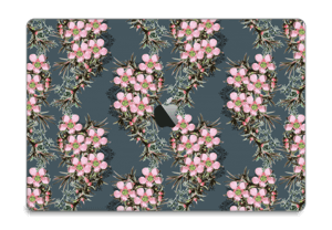 Vaaleanpunaiset kukkaset tarrakuori MacBook Pro 15” 2016-