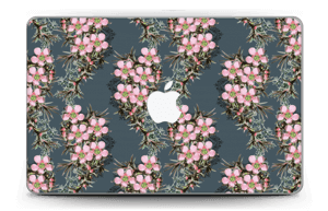 Vaaleanpunaiset kukkaset tarrakuori MacBook Air 11”