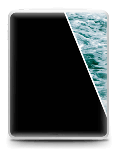 Black Water Skin IPad 1